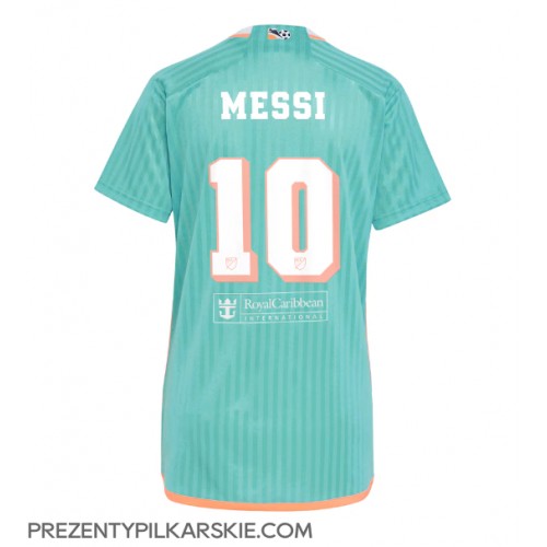 Stroje piłkarskie Inter Miami Lionel Messi #10 Koszulka Trzeciej dla damskie 2024-25 Krótki Rękaw